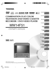 Toshiba MW14F51 Owners Manual