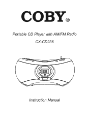 Coby CXCD236 User Manual