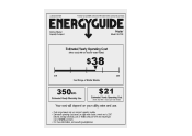Haier HLP23E Energy Guide Label