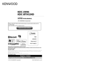 Kenwood KDC-X996 Instruction Manual