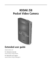 Kodak Zi8 Extended user guide