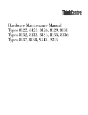 Lenovo ThinkCentre M51e Hardware Maintenance Manual