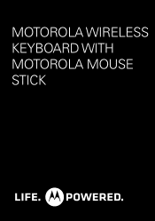 Motorola KZ450 Wireless Keyboard w Device Stand KZ450 Wireless Keyboard - Getting Started Guide