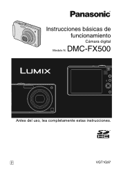 Panasonic DMC-FX5 Digital Camera - Spanish