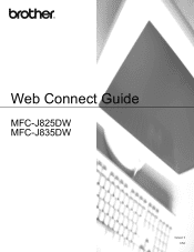 Brother International MFC-J835DW Web Connect Guide - English