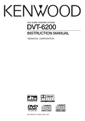 Kenwood DVT-6200 User Manual