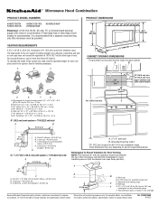 KitchenAid KCMC1575BSS Dimension Guide