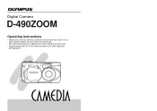 Olympus D-490 D-490 Zoom Instruction Manual (2.6 MB)