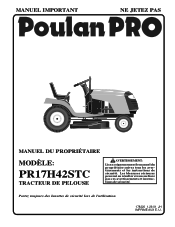 Poulan PR17H42STC User Manual