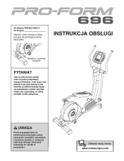 ProForm 696 Elliptical Polish Manual