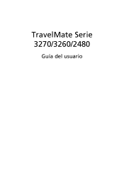 Acer 3260 4853 TravelMate 3260 / 3270 User's Guide ES