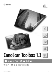 Canon CanoScan D646U CanoScan D646U Toolbox1.3 for Mac Guide