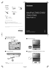Lenovo IdeaPad Z465 Lenovo IdeaPad Z460/Z465/Z560/Z565 SetupPoster V1.0
