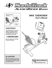 NordicTrack Audio Rider R400 Bike Canadian English Manual