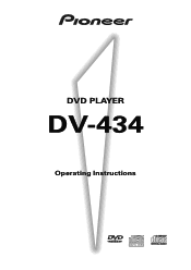 Pioneer DV-434 Owner's Manual
