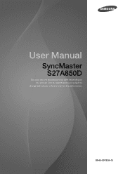 Samsung S27A850D User Manual (user Manual) (ver.1.0) (English)