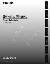 Toshiba 32A61 Owners Manual