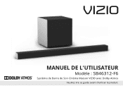 Vizio SB46312-F6 Manuel de l Utilisateur