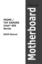 Asus Pro H510M-CT/CSM Intel 500 series Channel BIOS UM English