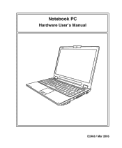 Asus W7J W7 Hardware User''s Manual for English Edtion (E2468)