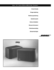 Bose 301 Series IV Owner's guide