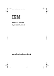 Lenovo NetVista A20 User's Guide - IBM PC300 (6344) (Swedish)