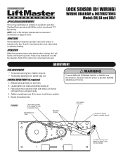 LiftMaster DH DJ Locksensor Mechanical Manual