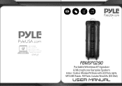 Pyle PBMSPG290 Instruction Manual