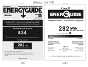 RCA RFRF1101 Energy Label