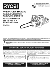 Ryobi RY40502B Operation Manual