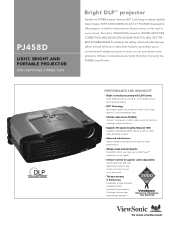 ViewSonic PJ458D PJ458D Specification Sheet