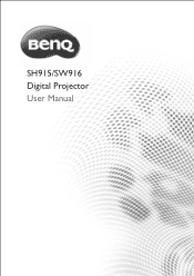 BenQ BenQ SW916 DLP Network Projector User Manual