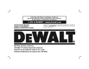 Dewalt DCT411S1 Instruction Manual