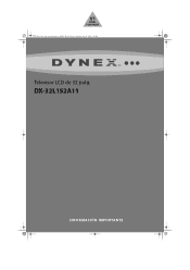 Dynex DX-32L152A11 Tech Note (Spanish)