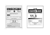 Haier HWE08XCR Energy Guide