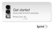 HTC EVO 4G Sprint Getting Started