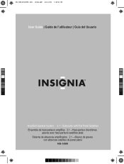 Insignia NS-3099 User Manual (English)