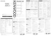 Kenwood KAC-M3001 Instruction Manual