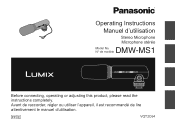 Panasonic DMW-MS1 Operating Instructions