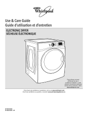 Whirlpool WED97HEXW Use & Care Guide