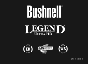 Bushnell Legend Ultra HD 10x42 camo Owner's Manual
