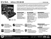 EVGA GeForce GTX 560 SE PDF Spec Sheet