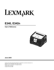 Lexmark E342n User's Guide