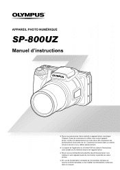 Olympus SP-800UZ SP-800UZ Manuel d'instructions (Fran栩s)