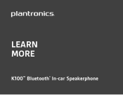 Plantronics K100 User Guide