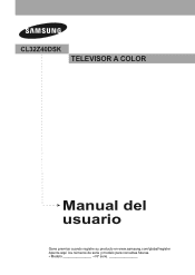 Samsung TX-T3092WH User Manual (user Manual) (ver.1.0) (Spanish)