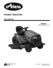 Ariens Lawn Tractor 54 Parts Catalog