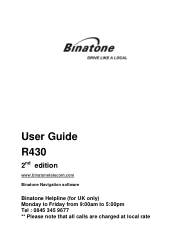 Binatone R430 User Manual