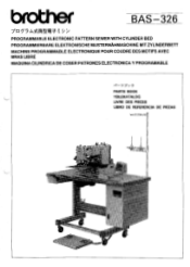 Brother International BAS-326 Parts Manual - English