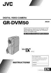 JVC GR-DVM50U Instruction Manual